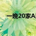 一晚20家A股公司披露回购增持相关计划