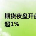 期货夜盘开盘，烧碱、液化石油气主力合约涨超1%