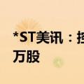 *ST美讯：控股股东关联方拟增持250万-285万股