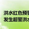洪水红色预警！江西赣江下游多条河流河段将发生超警洪水