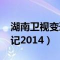 湖南卫视变形记2017主题曲（湖南卫视变形记2014）