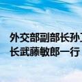 外交部副部长孙卫东会见“北京—东京”论坛日方指导委员长武藤敏郎一行