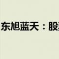 东旭蓝天：股票交易可能被实施退市风险警示