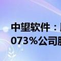 中望软件：股东及董监高合计拟减持不超2.9073%公司股份