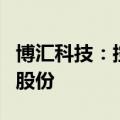 博汇科技：控股股东、实控人承诺不减持公司股份