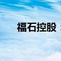 福石控股：实际控制人质押276.6万股
