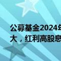 公募基金2024年下半年投资策略： A股估值向上修复空间大，红利高股息策略是重点投资方向