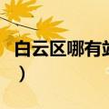 白云区哪有站巷子的（广州白云区哪里有站街）