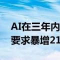 AI在三年内将改变80%工作！招聘对AI技能要求暴增21倍