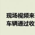 现场视频来了！深中通道正式通车 首批社会车辆通过收费站