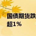 国债期货跌幅继续扩大，30年期主力合约跌超1%