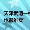 天津武清一楼盘从160万降到39万，“降价了也很难卖”