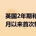英国2年期和10年期国债收益率差自2023年5月以来首次转为正值