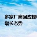 多家厂商回应锂电行业排产下滑小作文：排产正常，订单呈增长态势