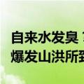 自来水发臭？湖北黄陂一水务公司回应：上游爆发山洪所致
