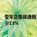 受车企集体造假丑闻影响，日本国内新车上半年销量同比减少13%