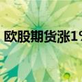 欧股期货涨1%，法国议会选举首轮投票结束