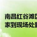 南昌红谷滩区一条道路两处塌陷，当地已派专家到现场处置