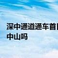 深中通道通车首日“红到发紫”！网友：不是说好30分钟到中山吗