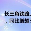 长三角铁路上半年日均发送旅客近240万人次，同比增超34%