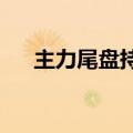 主力尾盘持续加仓银行股，抛售电子股