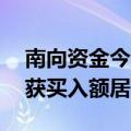南向资金今日净买入超59亿港元，建设银行获买入额居前