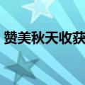 赞美秋天收获的诗歌（歌颂秋天收获的诗句）