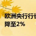欧洲央行行长拉加德：服务业通胀率不一定要降至2%