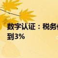 数字认证：税务信息化领域的业务在公司主营业务中占比不到3%
