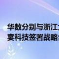 华数分别与浙江大学计算机创新技术研究院、宇视科技、海宴科技签署战略合作协议