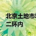 北京土地市场成交3宗经营性用地，有一处在二环内