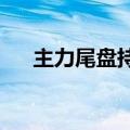 主力尾盘持续加仓电子股，抛售银行股