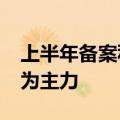 上半年备案私募证券产品3396只，量化私募为主力