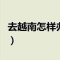 去越南怎样办签证多少钱（去越南怎样办签证）