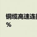 铜缆高速连接板块异动拉升 神宇股份涨超10%