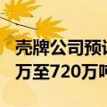 壳牌公司预计第二季度液化天然气产量为680万至720万吨