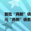 首批“两新”债务融资工具落地 截至7月2日完成首批70亿元“两新”债务融资工具发行