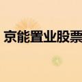 京能置业股票历史交易数据（京能置业股票）