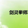 剑灵拳师攻略2021（剑灵拳师群怪）