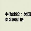 中信建投：美国年内降息预期次数修正至2次，有利于推升贵金属价格
