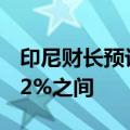 印尼财长预计2024年经济增长率在5.0%至5.2%之间