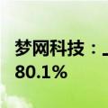 梦网科技：上半年净利润同比预降72.64%—80.1%