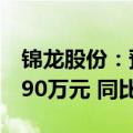 锦龙股份：预计上半年净亏损3790万元至7290万元 同比减亏