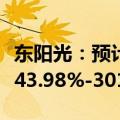 东阳光：预计2024年上半年净利润同比增长243.98%-301.57%