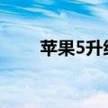苹果5升级ios14（苹果5升级ios7）
