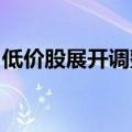 低价股展开调整，中公教育直线跳水触及跌停