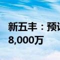 新五丰：预计上半年净利润亏损22,000万至28,000万