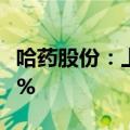 哈药股份：上半年净利润同比预增71%到105%