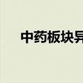 中药板块异动拉升，长药控股大涨10%