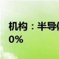 机构：半导体销售额预计将在未来十年增长80%